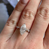 Crystal Marquise Cubic Zirconia Rings for Women Thin Ring Engagement Wedding Accessories Statement Jewelry - Image 4