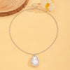 Baroque Imitation Pearl Torque Necklace Bangle Ring Set For Women Wedding Clavicle Jewelry Set - Image 10