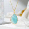 1pc Stone Irregular Pendant Necklace Pink Crystal Amethyst Tiger Eye Necklace Pendant for Women Couple Jewelry Gift - Image 15