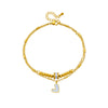 316L Stainless Steel Golden Ocean Series Zircon Pearl Tassel Pendant Anklets Lady Foot Chain Jewelry Gift - Image 41