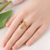Silver Ring Sparking Gold Plated Snake Open Rings For Women Girls Jewelry Birthday Anniversary Gifts - Image 3