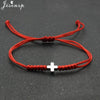Colorful Woven Rope String Bracelet Boho Cross Charm Bracelets for Women Girls Handmade Jewelry Lucky Gift - Image 16