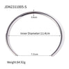 Stainless Steel Collar Necklace in Gold-Tone or Silver-Tone - Image 7
