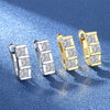 Silver Woman Jewelry Blue Pink White Purple Crystal Zircon Selling Earrings - Image 2