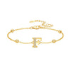 Silver Zircon Gold 26 Letter Bracelets For Woman Simple Jewelry Wedding Party GiftS Jewelry A - Image 9