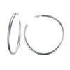 Chunky C-Shaped Hoop Earrings with Four Diameter Options - Image 8