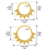 Nose Daith Tragus Ear Piercing Beads Segment Hinged Nose Clickers 8mm/10mm 16G Cartilage Nose Ring Body Jewelry Anodizing - Image 2