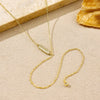 Silver Minimalist Wheat Leaf Pendant Long Y-Shaped Necklace Jewelry for Women's Casual Style - Image 3