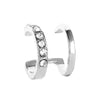 Rhinestone Decor Ear Cuff earring for Woman Ear Summer Christmas Jewelry Gift - Image 19