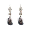 Boho Ethnic Dream Catcher Feather Antique Long Hook Earrings Fancy Handmade Chain Tassle Earring For Women Jewelry - Image 9