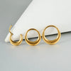 1pcs Titanium Silver&Gold Color Moon Septum Nose Ring Hinged Clicker Nipple Ring Ear Studs Lobe Cartilage Piercing Jewelry - Image 4