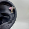 1 Pcs Pink Love Heart Wings Star Pendant Ear Bone Nail 316L Stainless Steel Piercing Earring Y2K Punk Jewelry Women Accessories - Image 13