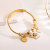 Multi Element Stainless Steel Circle Panjiadora Beaded Love Bracelet Suitable for Women's Dating, Daily Holiday Gifts - Image 12