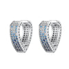 Women's Silver Snowflake Christmas Sparkling Zircon Winter Earrings Fit For Engagement Parties Jewelry - Image 23