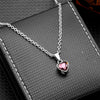 Stainless Steel Heart Urn Necklace with Birthstone Cremation Jewelry for Human Ashes, Keepsake Cremation Urn Jewelry - Image 14
