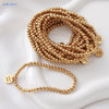 Mhs.sun Constellation Stainless Steel Beaded Bracelets For Women Men 12 Star Zodiac Sign Charm Birthday Party Jewelry Gift - Image 5