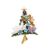 Christmas Brooch Shiny Crystal Christmas Year Accessory Pin Snowman, Elk, Christmas Tree Series Decoration Jewelry Gift - Image 10
