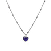Thermochromic Mood Monitor Heart Pendant Necklace Color Change As Emperature Women Girls Clavicle Chain Necklaces Lover Jewelry - Image 19