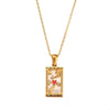 Retro Styles Tarot Card Pendant Necklace For Women Featuring Sturdy Stainless Steel Zodiacs Designs - Image 8