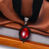 Gothic Witch Pagan Blood Red Pendant Chocker Necklace Women Vintage Black Velvet Necklace Personalised Jewellery Accessories - Image 4