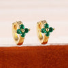 6/8/10mm Stainless Steel Zircon Flower Hoop Earring Small Gold Color Circle Hoops Huggie Piercing Earring Jewelry - Image 32