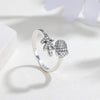 Rings Silver Ring Gecko Snake Scorpion Open Ring For Women Zircon Simple Finger Ring Jewelry Gifts - Image 5