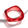 Multi-style Twisted Irregular Acrylic Bangles for Women Girl Geometric Square Wide Bracelet Couple Jewelry Accessories Gifts - Image 11