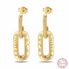 Silver Color Gold Pearl Bee Irregularity Star Moon Earrings For Women Jewelry Birthday Gifts - Image 24
