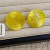 French Retro Irregular Geometric Acrylic Circle Earrings Fruit Color Twisted Round Resin Stud Earrings Women Wedding Jewelry - Image 10