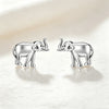 Silver and Compact Star Moon Heart-Shaped Snowflake Zircon Earrings for Women Minimalist Engagement Party Jewelry - Image 39