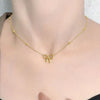 316L Stainless Steel Bowknot Pendant Necklace for Women Beads Choker Chain Necklace Party Jewelry Accessories - Image 2