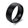 Classic Men Stainless Steel Rings Black Simple Vintage Rings For Men Wedding Bands Christmas Party Jewelry Gift - Image 7