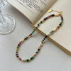 Colorful Bead Necklace and Bracelet Options with Imitation Pearl Accents - Image 9