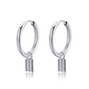 1 Pair Crosses Star Geometric Vintage Stainless Steel Round Small Hoop Earrings for Man Woman Teens Gift Jewelry Y2k Accessories - Image 8