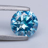 Stone Round Cut Sea Blue Gemstone For Advanced Jewelry Rings Earrings Making With - Image 5
