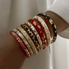 Colorful Star Crystal Beads Christmas Multi Element Bracelets for Women Men Santa Claus Snowflake Tree Bracelet Year Jewelry - Image 4