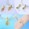 Silver Charms Sika Deer Elk Leopard Lion Monkey Beads Fit Charm Bracelet Making Pendants Gift - Image 2
