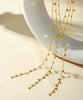 Stainless Steel Chain Necklace with Long Tassel Details - Image 27