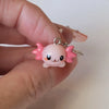 Cute Pink Axolotl Dangle Earrings Animal Drop Earrings Kawaii Birthday Gift - Image 2