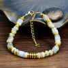 Colorful Stone Beads Chain Bohemia Stainless Steel Gold Color Metal Bracelets Jewelry Gift for Women - Image 25