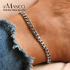 4MM Stainless Steel Cuban Chain Anklet for Men's Women's Anklet Gold Color Curved Jewelry Holiday Gift - Image 1