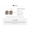 2 Pcs Rhinestones Square Leaf Multi-layer Necklaces Europe American Exaggerated Chokers Necklaces Collarbone Jewelry Sets K - Image 6