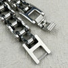 1pcs Punk Rock Stainless Steel Biker Mens Bracelet Link Chain Motorcycle Bike Bicycle Chain Bracelets Bangles Jewelry - Image 3