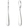 Silver Long Teardrop Dangle Earrings for Women Drop Leverback Earrings Earings Jewelry Gifts - Image 1