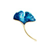Temperament Leaf Brooch Shiny Rhinestone Color Pin Maple Leaf Ginkgo Biloba Dress Men's Women's Accessories Jewelry Gift - Image 11