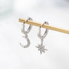 Metal Pearl U-Shaped Drop Earrings for Women Minimalist Silver Color Asymmetric Square Ear Buckle Jewelry Party Gifts - Image 7