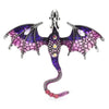Enamel Dragon Brooches For Women Men 6-color Rhinestone Flying Legand Animal Party Office Brooch Pins Gifts - Image 1