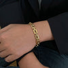 316L Stainless Steel Bracelet for Men Women Gold Plated Geometric Chain Bracelets Jewelry - Image 4