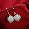 Beautiful ball drop Earrings Silver for Women Girl student Holiday gifts Wedding party Brands Jewelry - Image 4