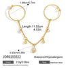 Zircon Droplet Pendant Necklace Ring Bracelet Earrings Set For Women Gold Pvd Plated Stainless Steel Jewelry - Image 7